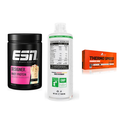 Definitionsphase-Set: ESN Designer + MST L-Carnitin + Olimp Thermo – alle enthaltenen Artikel
