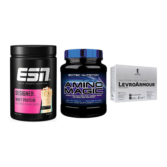 Definitionsphase-Set: ESN Designer + Scitec Amino + Kevin Levrone – alle enthaltenen Artikel