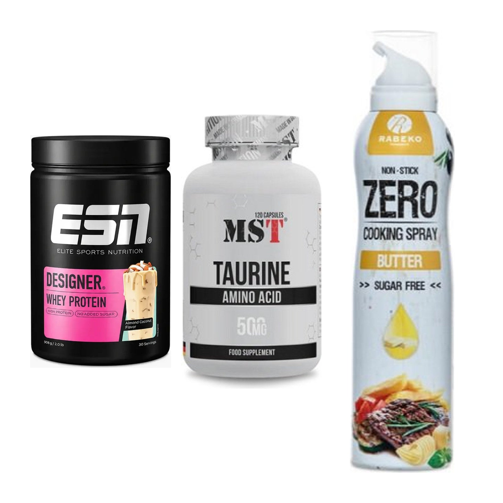 Definitionsphase-Set: ESN Designer + MST Taurine + Rabeko Zero – alle enthaltenen Artikel