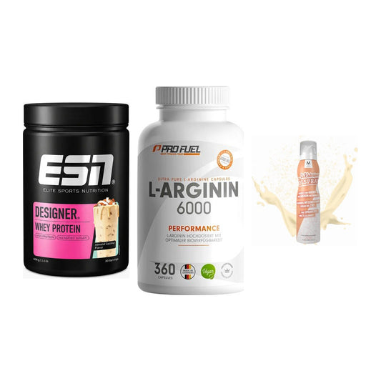 Definitionsphase-Set: ESN Designer + ProFuel L-Argi + More Nutrition – alle enthaltenen Artikel