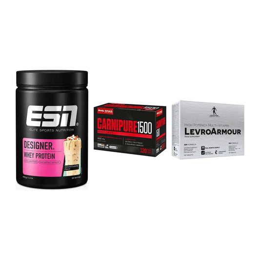 Definitionsphase-Set: ESN Designer + Body Attack + Kevin Levrone – alle enthaltenen Artikel