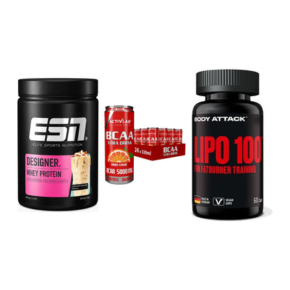 Definitionsphase-Set: ESN Designer + Activlab BCAA + Body Attack – alle enthaltenen Artikel