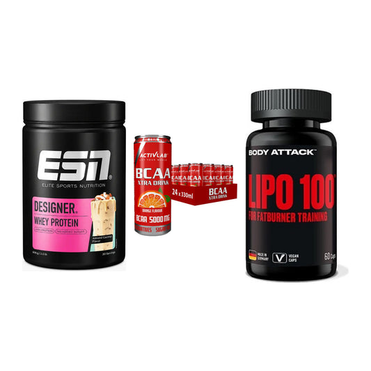 Definitionsphase-Set: ESN Designer + Activlab BCAA + Body Attack – alle enthaltenen Artikel