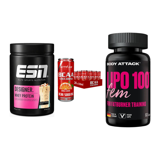 Definitionsphase-Set: ESN Designer + Activlab BCAA + Body Attack – alle enthaltenen Artikel