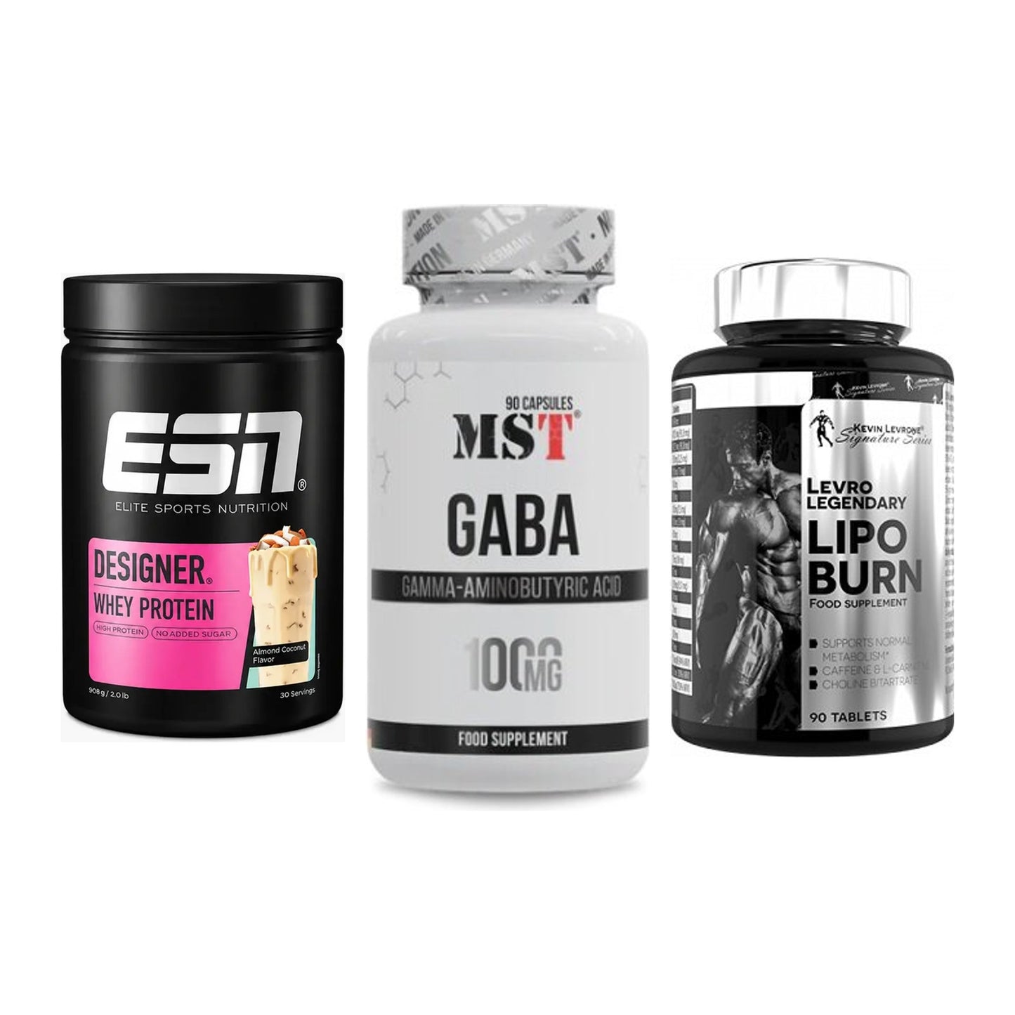 Definitionsphase-Set: ESN Designer + MST GABA + Kevin Levrone – alle enthaltenen Artikel