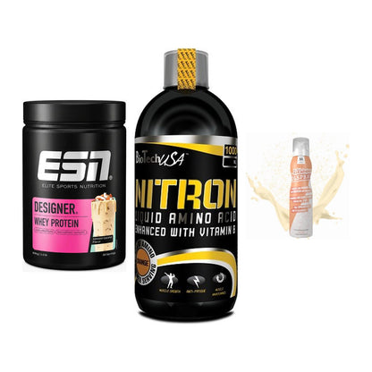 Definitionsphase-Set: ESN Designer + BioTech Liquid + More Nutrition – alle enthaltenen Artikel