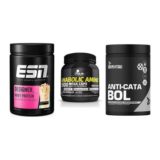 Definitionsphase-Set: ESN Designer + Olimp Anabolic + Dedicated – alle enthaltenen Artikel