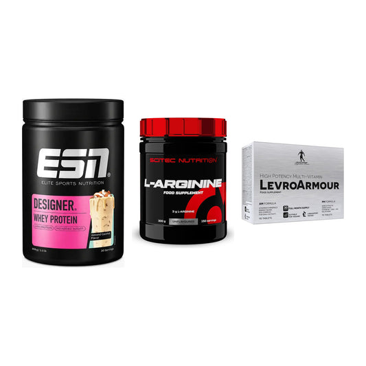 Definitionsphase-Set: ESN Designer + Scitec Arginin + Kevin Levrone – alle enthaltenen Artikel