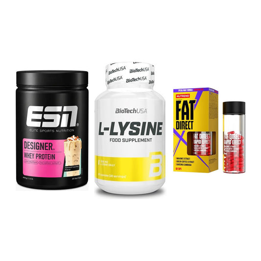 Definitionsphase-Set: ESN Designer + BioTech L-Lysi + Nutrend Fat – alle enthaltenen Artikel