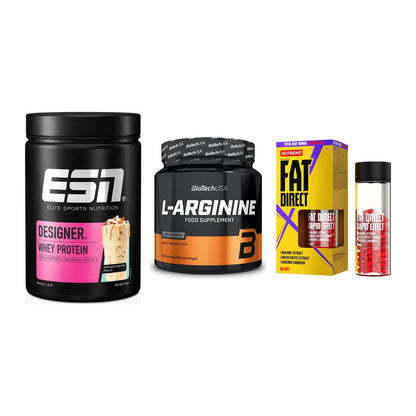 Definitionsphase-Set: ESN Designer + BioTech L-Argi + Nutrend Fat – alle enthaltenen Artikel