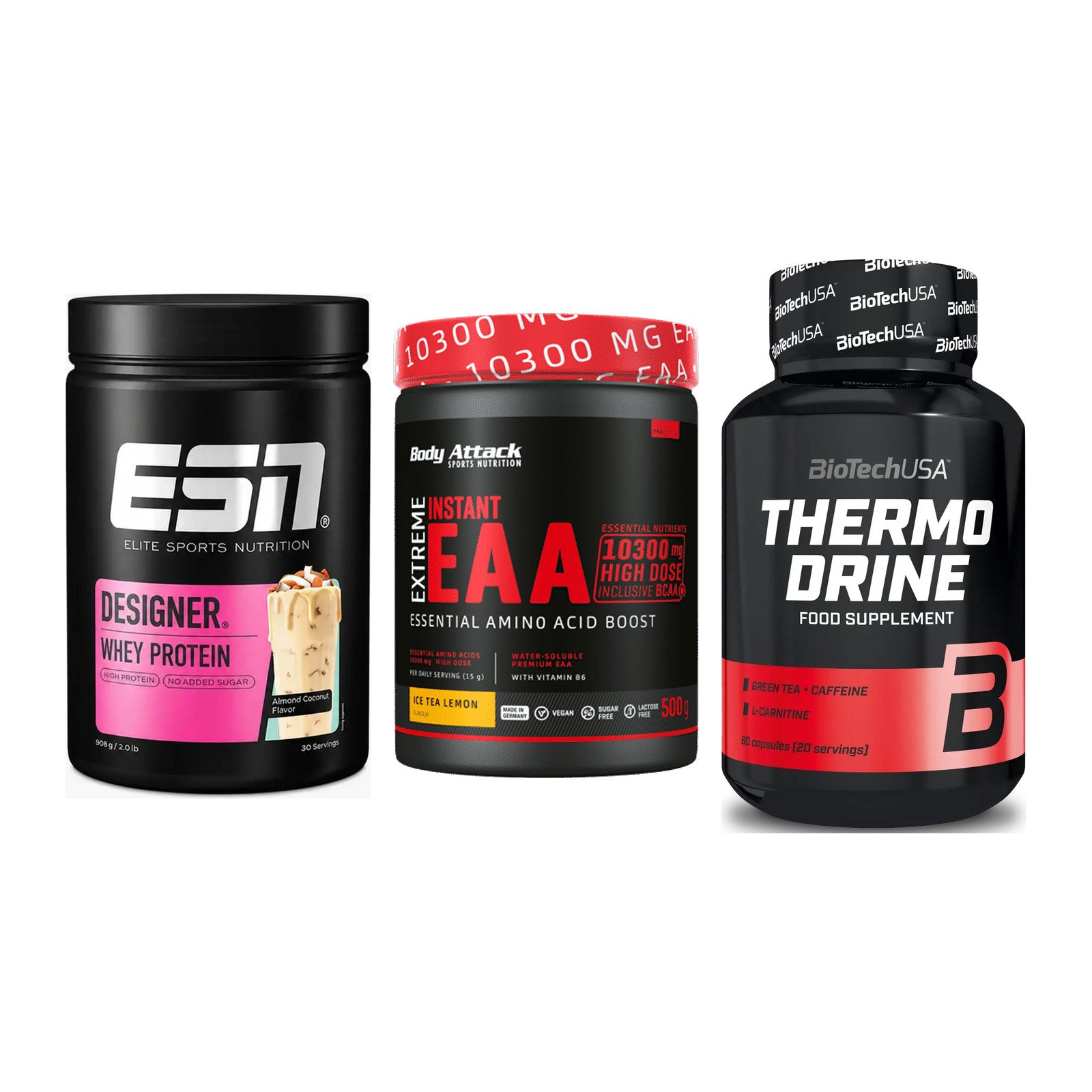 Definitionsphase-Set: ESN Designer + Body Attack + BioTech Thermo – alle enthaltenen Artikel