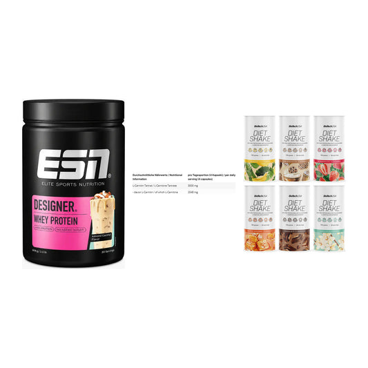 Definitionsphase-Set: ESN Designer + INLEAD L-Carni + BioTech Diet – alle enthaltenen Artikel