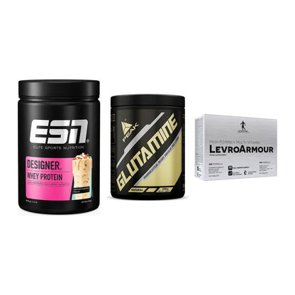 Definitionsphase-Set: ESN Designer + Peak Glutamin + Kevin Levrone – alle enthaltenen Artikel