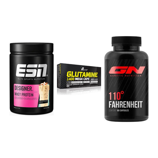 Definitionsphase-Set: ESN Designer + Olimp L-Glutam + GN 110 Fahrenh – alle enthaltenen Artikel