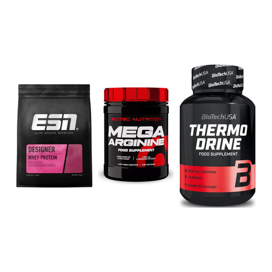 Definitionsphase-Set: ESN Designer + Scitec Mega + BioTech Thermo – alle enthaltenen Artikel
