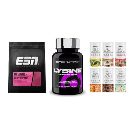 Definitionsphase-Set: ESN Designer + Scitec Lysine + BioTech Diet – alle enthaltenen Artikel