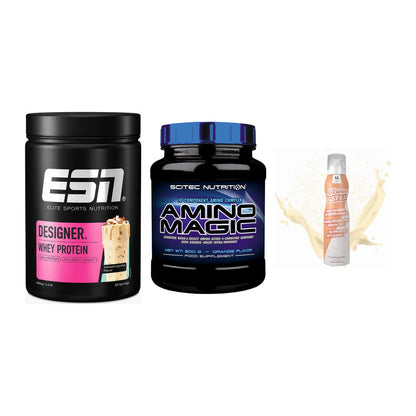 Definitionsphase-Set: ESN Designer + Scitec Amino + More Nutrition – alle enthaltenen Artikel