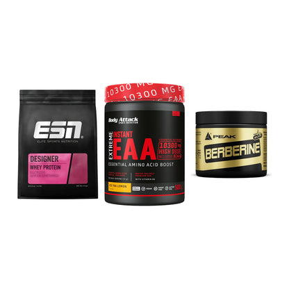 Definitionsphase-Set: ESN Designer + Body Attack + Peak Berberine – alle enthaltenen Artikel