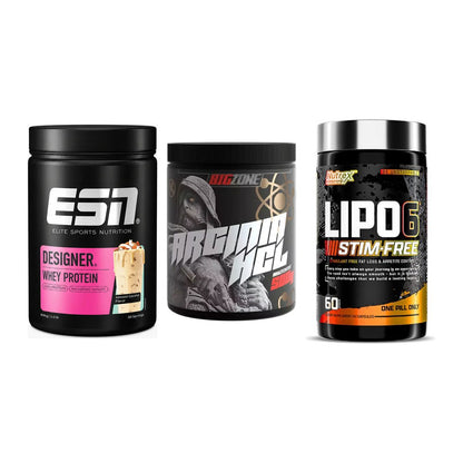Definitionsphase-Set: ESN Designer + Big Zone + Nutrex Lipo 6 – alle enthaltenen Artikel