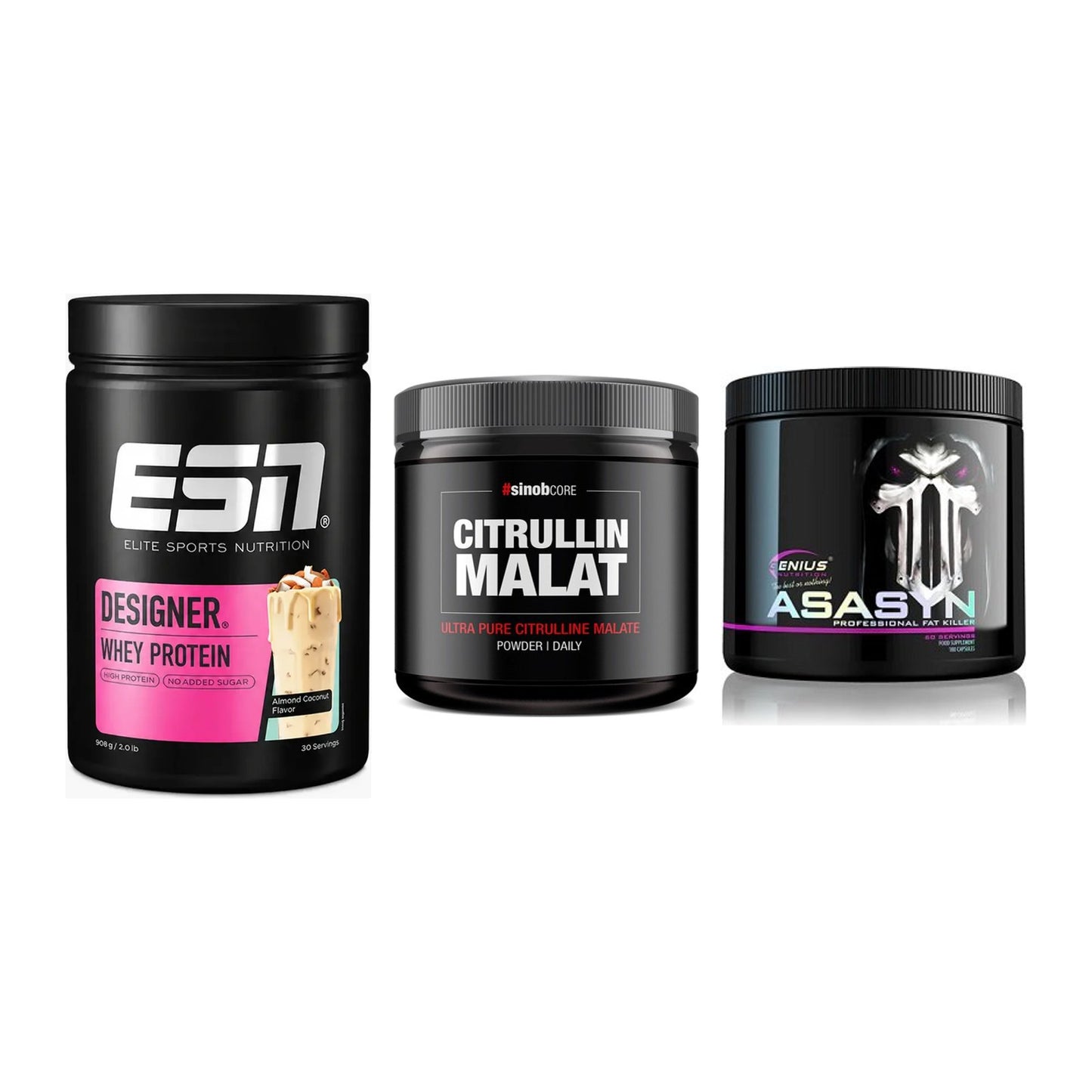 Definitionsphase-Set: ESN Designer + Sinob Core + Genius Nutriti – alle enthaltenen Artikel