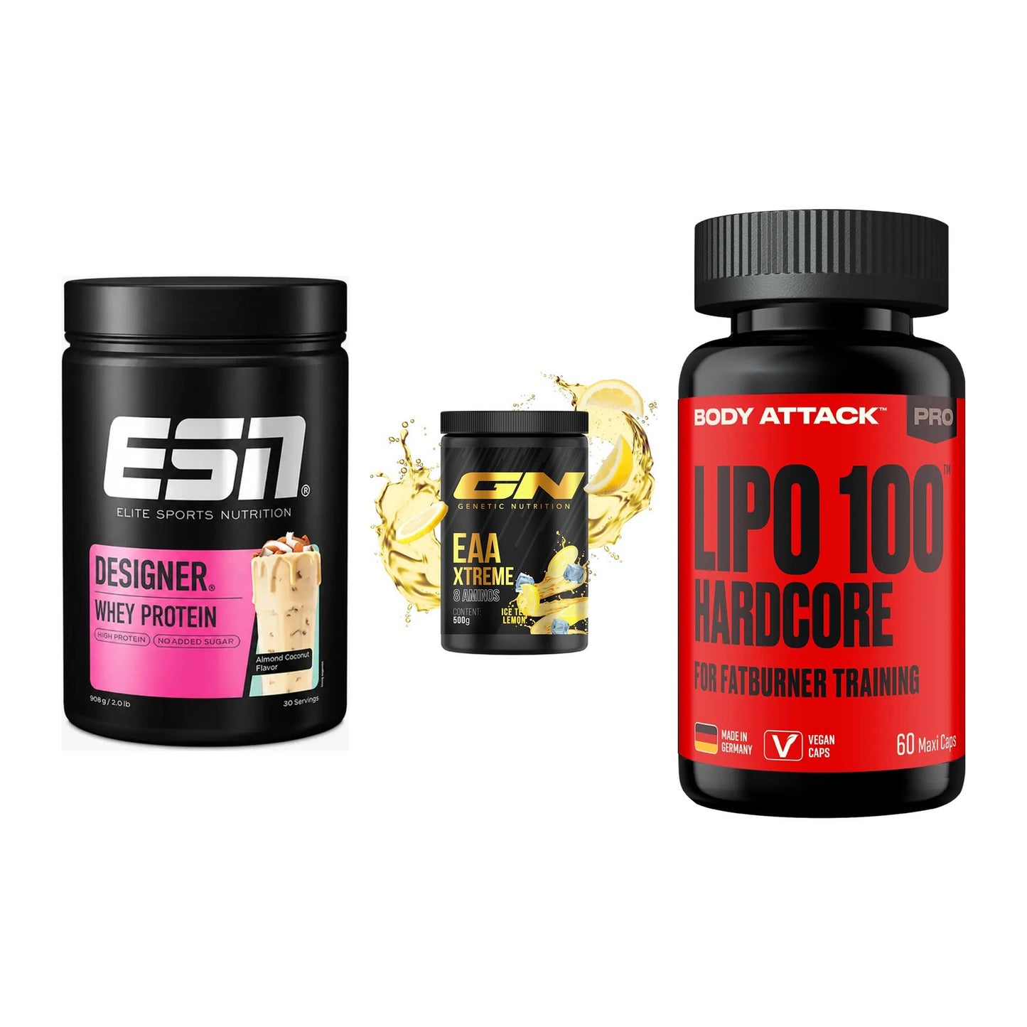 Definitionsphase-Set: ESN Designer + GN EAA Xtreme + Body Attack – alle enthaltenen Artikel