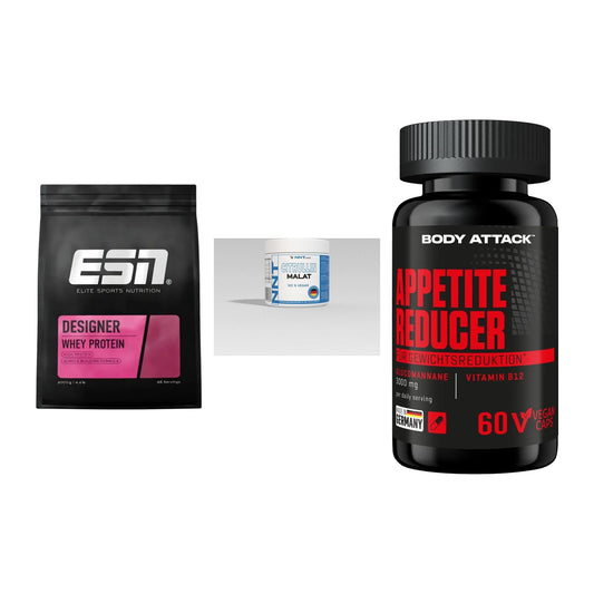 Definitionsphase-Set: ESN Designer + NNT Citrullin + Body Attack – alle enthaltenen Artikel