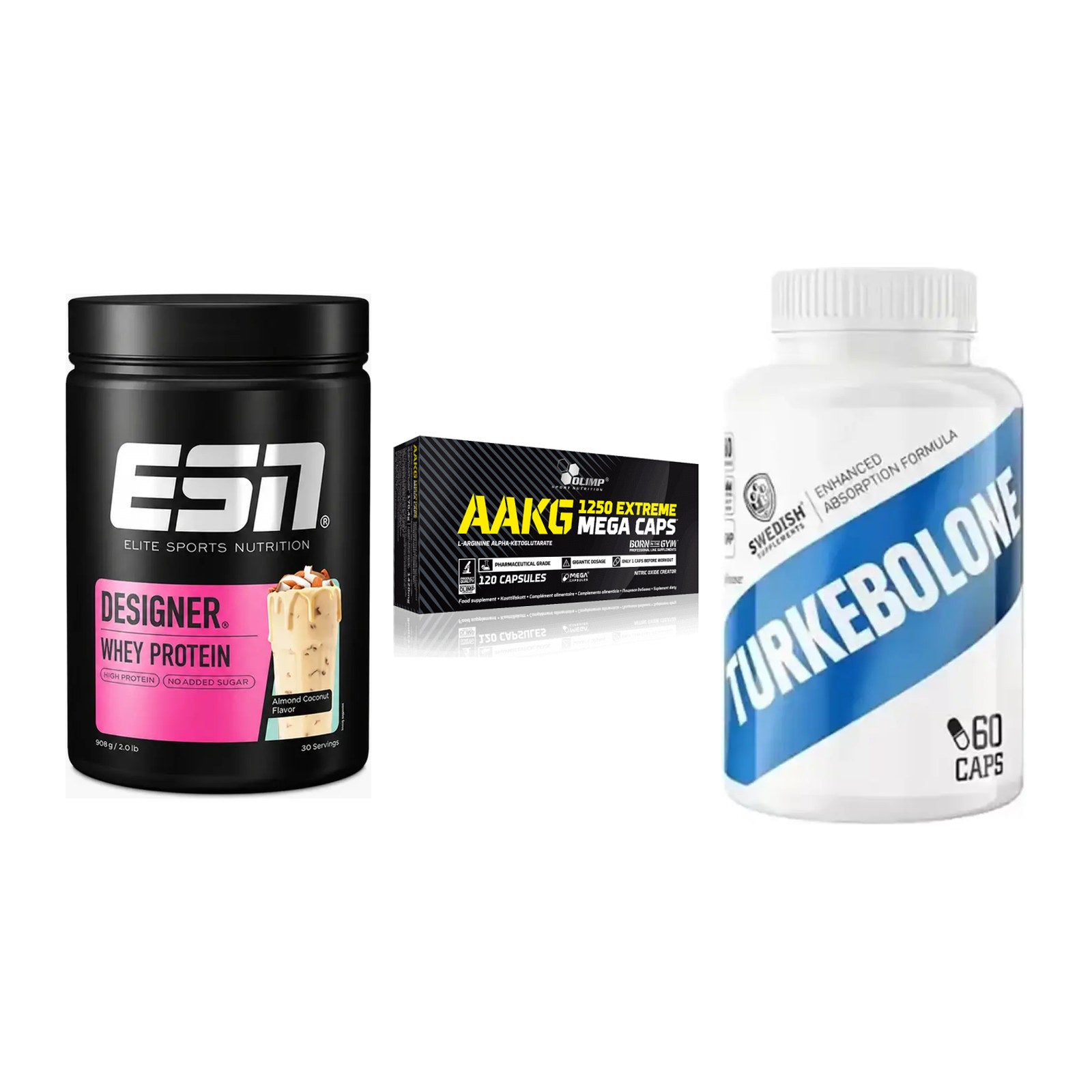 Definitionsphase-Set: ESN Designer + Olimp AAKG + Swedish Supple – alle enthaltenen Artikel