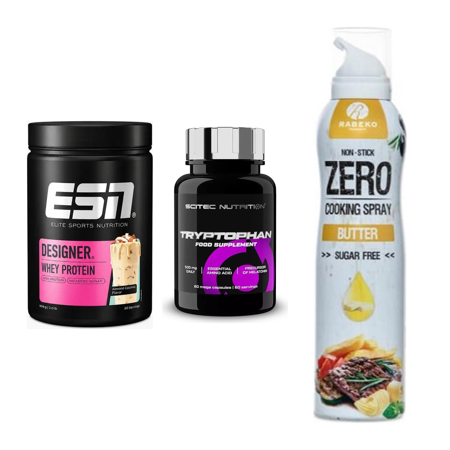 Definitionsphase-Set: ESN Designer + Scitec Tryptop + Rabeko Zero – alle enthaltenen Artikel