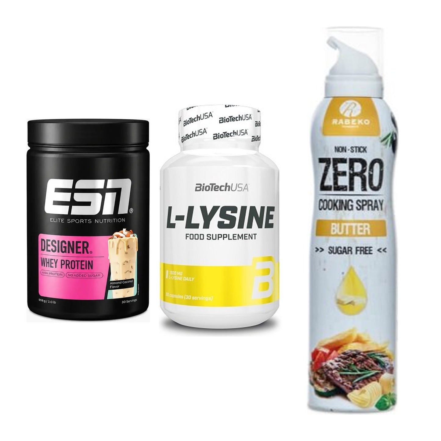 Definitionsphase-Set: ESN Designer + BioTech L-Lysi + Rabeko Zero – alle enthaltenen Artikel