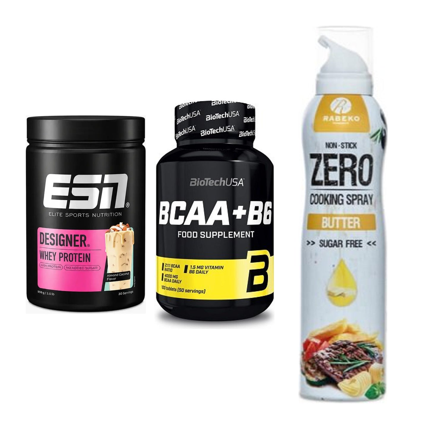 Definitionsphase-Set: ESN Designer + BioTech BCAA+B + Rabeko Zero – alle enthaltenen Artikel