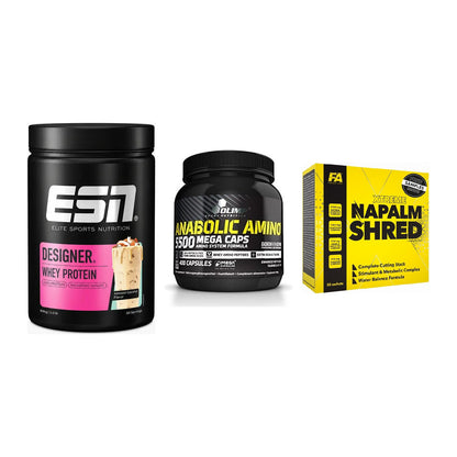 Definitionsphase-Set: ESN Designer + Olimp Anabolic + FA Nutrition – alle enthaltenen Artikel