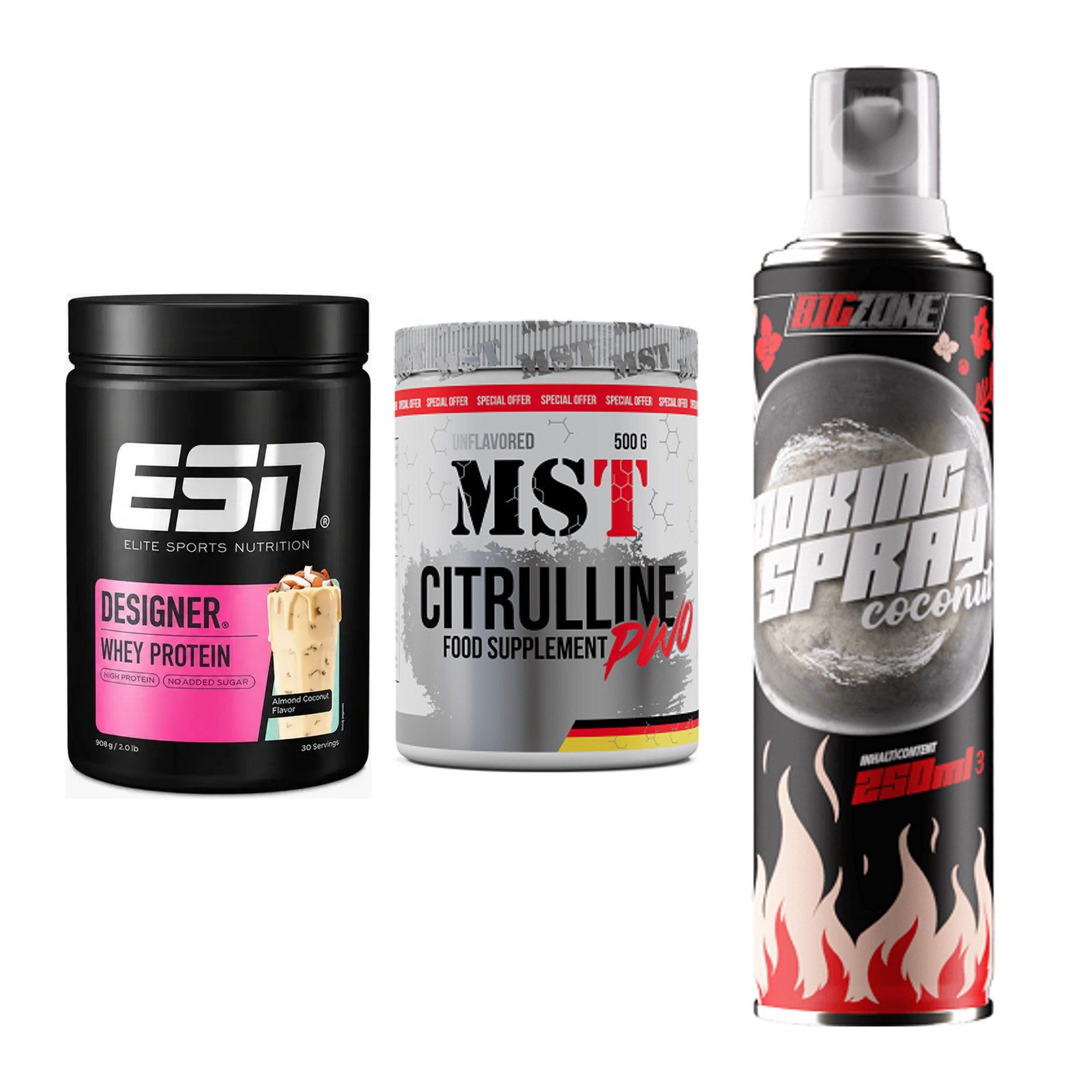Definitionsphase-Set: ESN Designer + MST Citrulline + Big Zone – alle enthaltenen Artikel