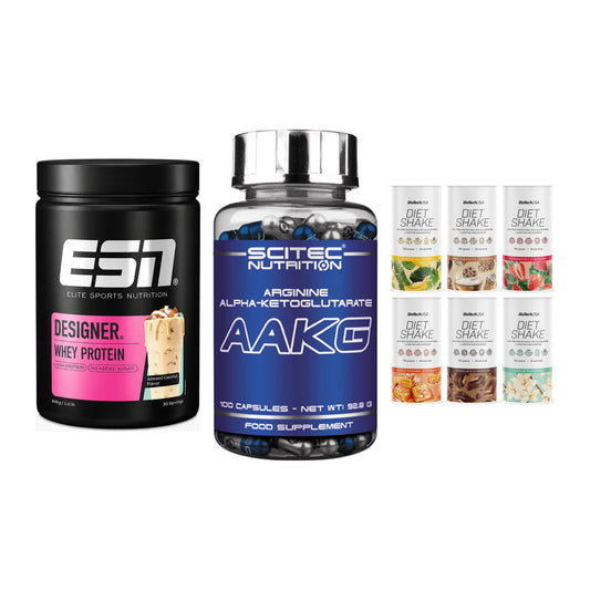 Definitionsphase-Set: ESN Designer + Scitec AAKG + BioTech Diet – alle enthaltenen Artikel