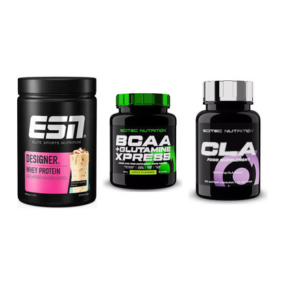 Definitionsphase-Set: ESN Designer + Scitec BCAA + Scitec CLA – alle enthaltenen Artikel