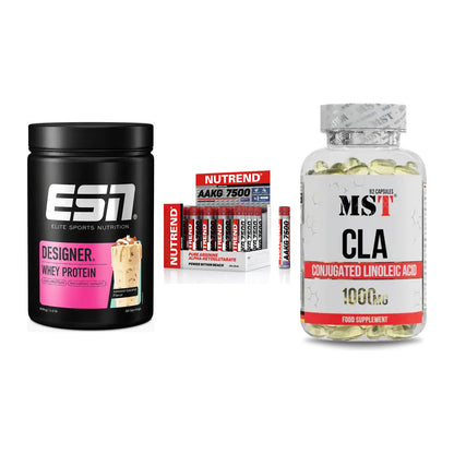 Definitionsphase-Set: ESN Designer + Nutrend AAKG + MST CLA 1000mg – alle enthaltenen Artikel