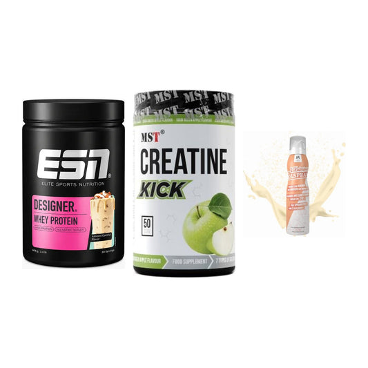 Definitionsphase-Set: ESN Designer + MST Creatine + More Nutrition – alle enthaltenen Artikel