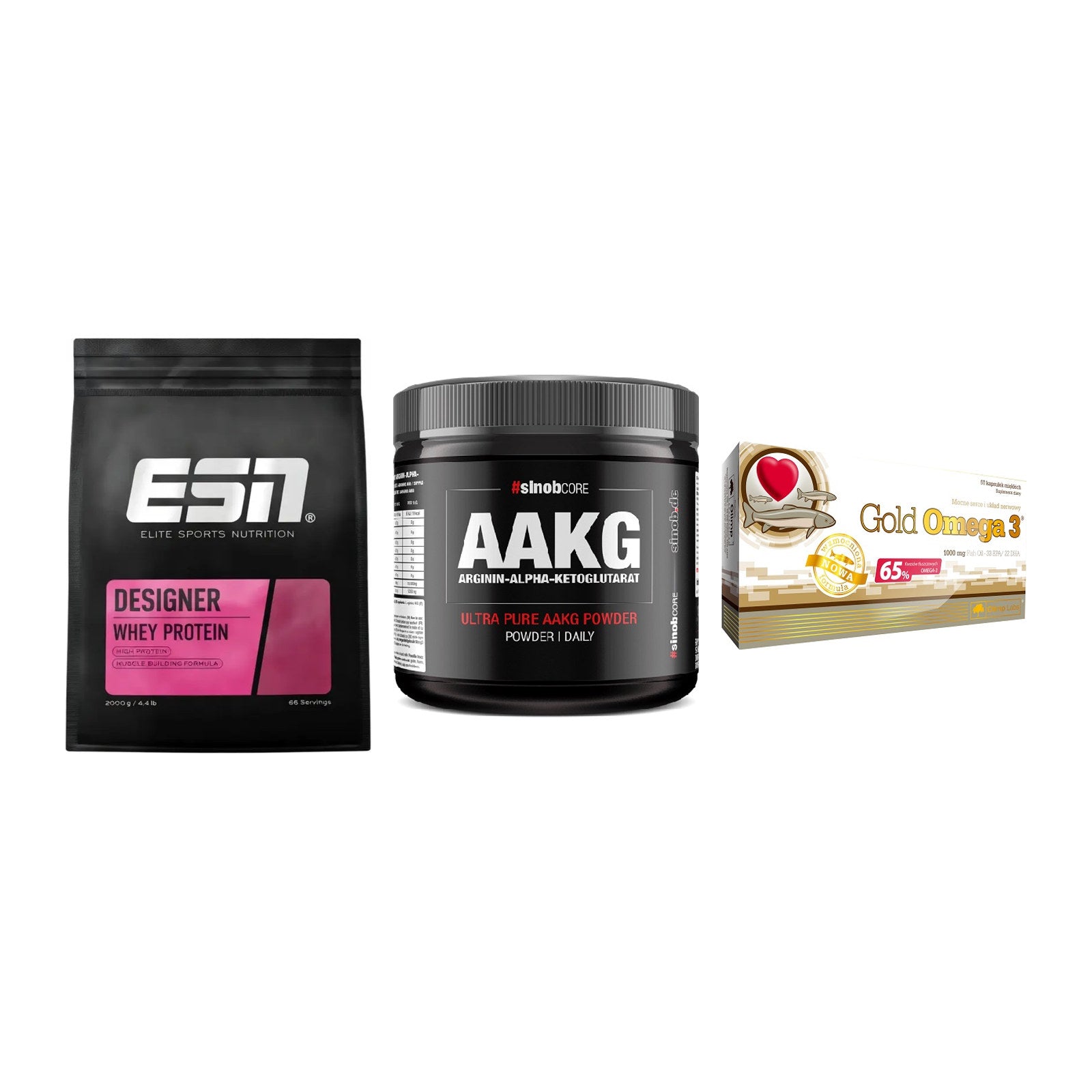 Definitionsphase-Set: ESN Designer + Sinob Core + Olimp Omega 3 – alle enthaltenen Artikel