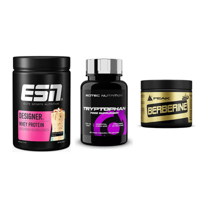 Definitionsphase-Set: ESN Designer + Scitec Tryptop + Peak Berberine – alle enthaltenen Artikel