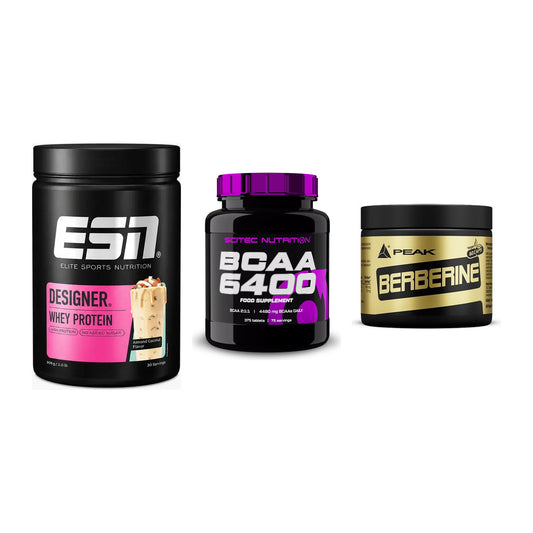 Definitionsphase-Set: ESN Designer + Scitec BCAA + Peak Berberine – alle enthaltenen Artikel