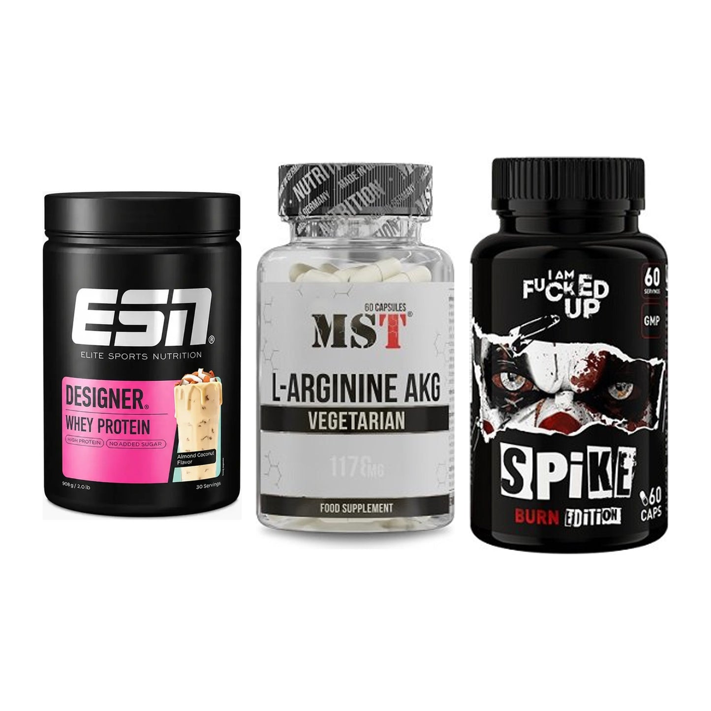 Definitionsphase-Set: ESN Designer + MST Arginin + Swedish Supple – alle enthaltenen Artikel
