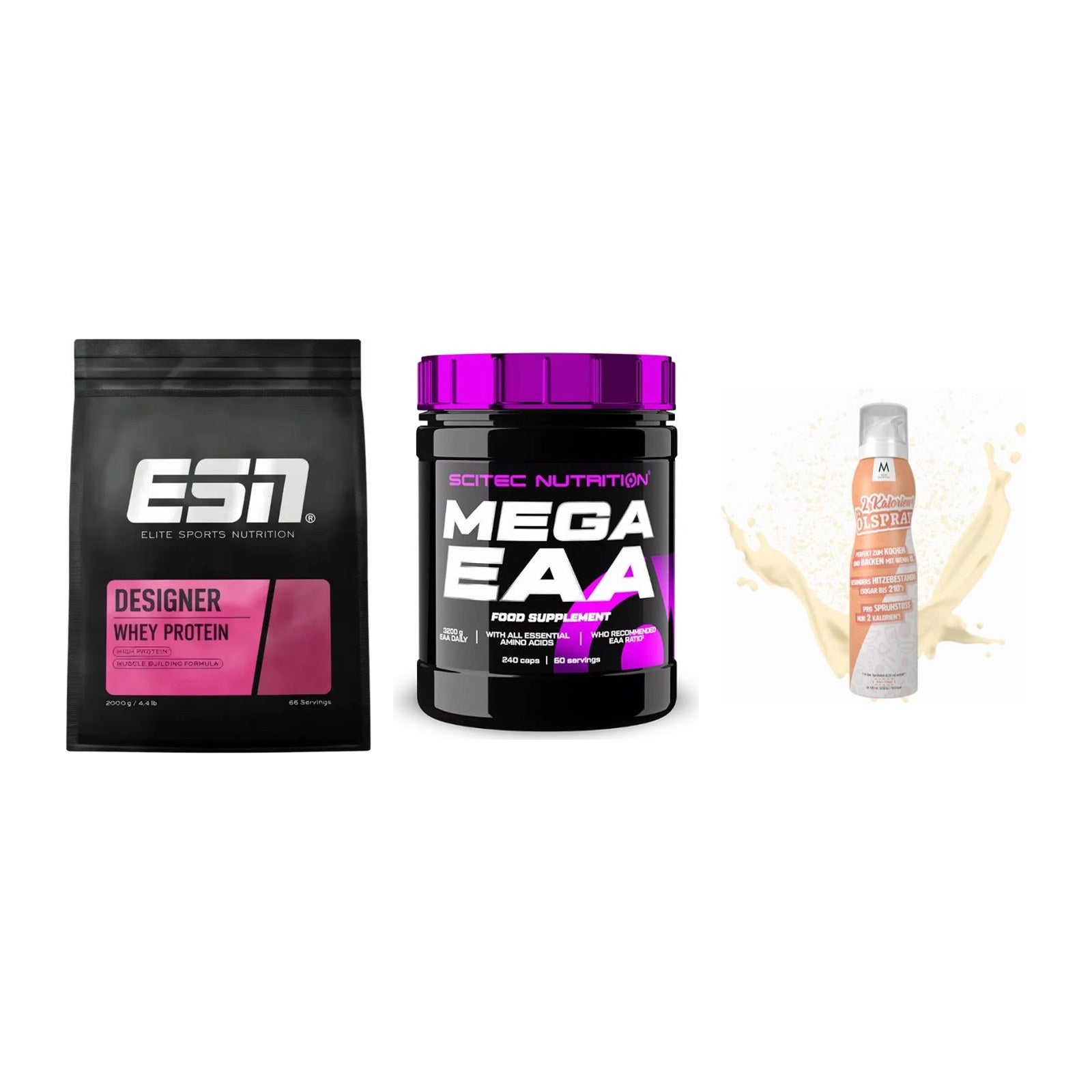 Definitionsphase-Set: ESN Designer + Scitec Mega + More Nutrition – alle enthaltenen Artikel