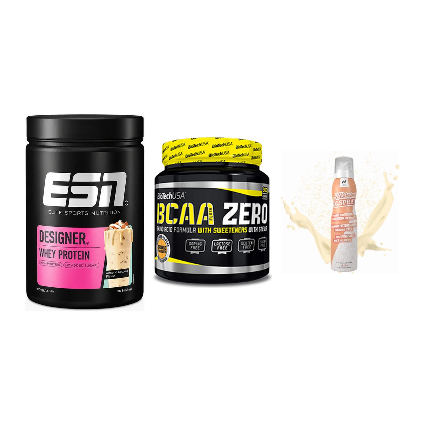 Definitionsphase-Set: ESN Designer + BioTech BCAA + More Nutrition – alle enthaltenen Artikel