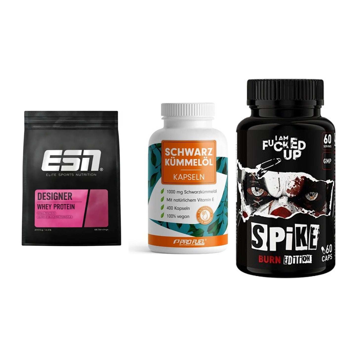 Definitionsphase-Set: ESN Designer + ProFuel Schwar + Swedish Supple – alle enthaltenen Artikel