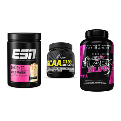 Definitionsphase-Set: ESN Designer + Olimp BCAA + Stacker2 Black – alle enthaltenen Artikel