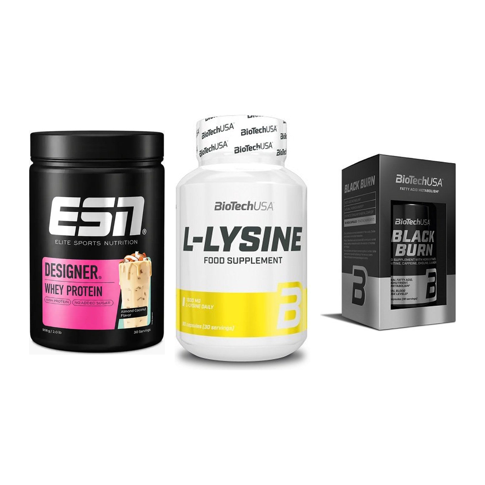 Definitionsphase-Set: ESN Designer + BioTech L-Lysi + BioTech Black – alle enthaltenen Artikel