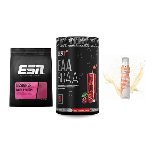 Definitionsphase-Set: ESN Designer + MST EAA & BCAA + More Nutrition – alle enthaltenen Artikel