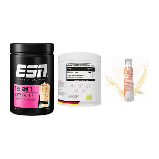 Definitionsphase-Set: ESN Designer + MST Arginine + More Nutrition – alle enthaltenen Artikel