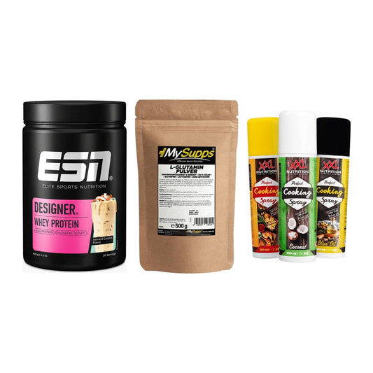 Definitionsphase-Set: ESN Designer + MySupps Glutam + XXL Nutrition – alle enthaltenen Artikel