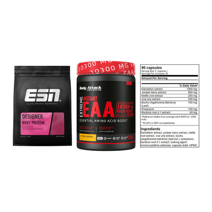 Definitionsphase-Set: ESN Designer + Body Attack + GN Shred Cuts – alle enthaltenen Artikel
