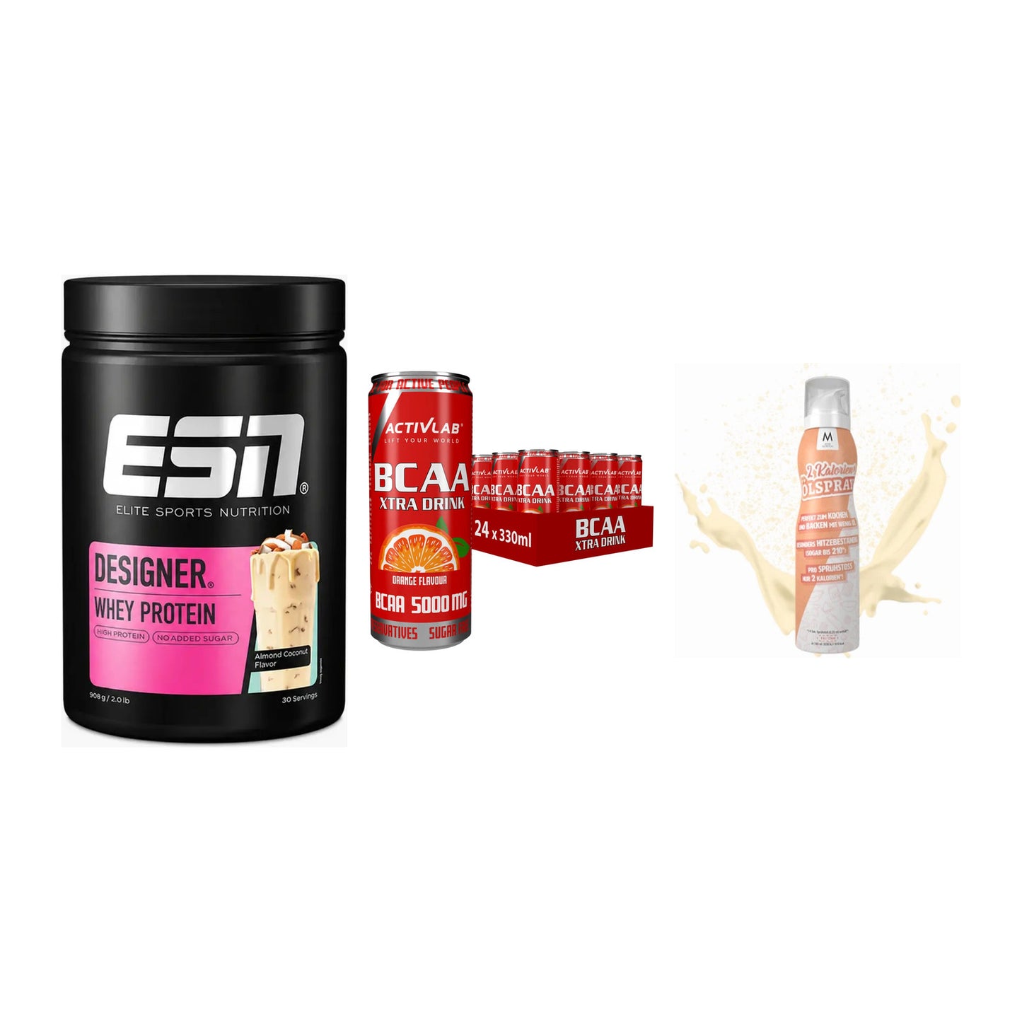 Definitionsphase-Set: ESN Designer + Activlab BCAA + More Nutrition – alle enthaltenen Artikel